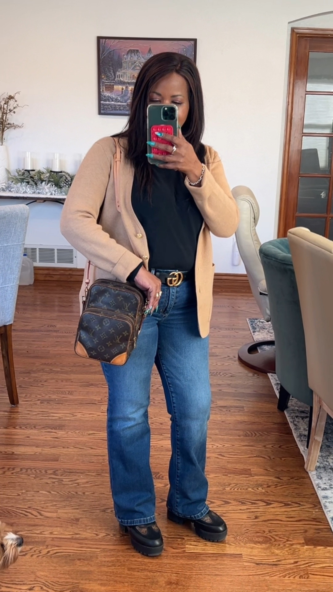 An outfit for a cold, but sunny day. Easy layering with some brown Louis Vuitton items to complete the look. 
What can I say? I’m a luxury lover  

#LTKshoecrush #LTKstyletip #LTKVideo