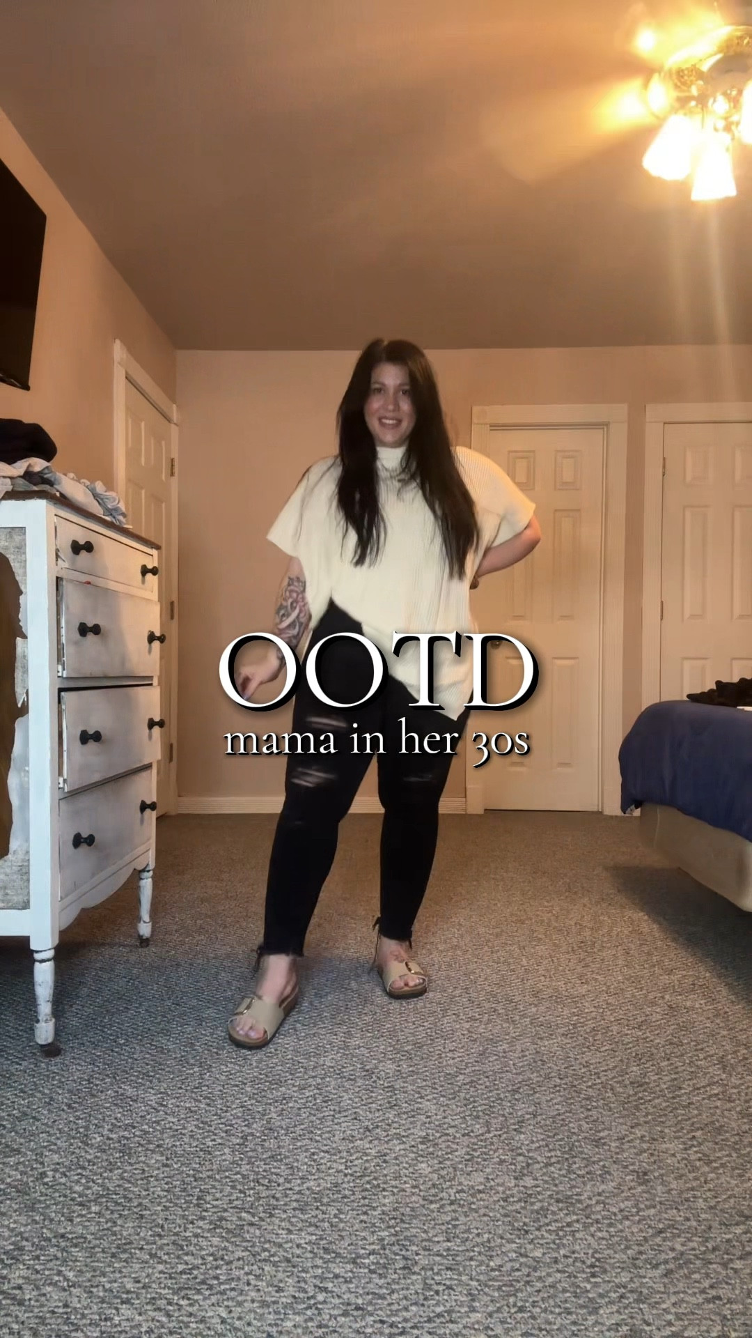 Cozy and casual but make it elevated. A knit sweater and a chic sandal looks classic every time  

#LTKStyleTip #LTKFindsUnder100 #LTKFindsUnder50