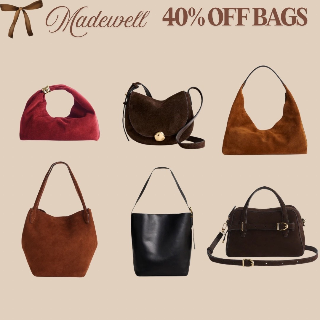 40% off our favorite madewell bags!! 

#LTKHoliday #LTKCyberWeek #LTKSeasonal