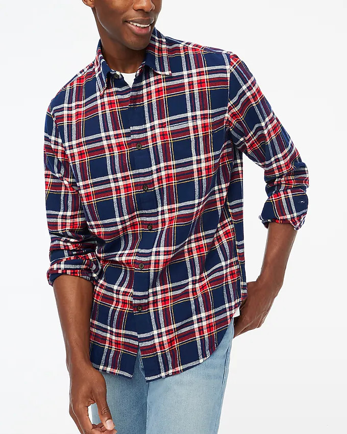 Classic plaid flannel shirt | J.Crew Factory
