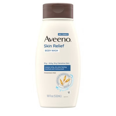 Aveeno Skin Relief Unscented Body Wash for Sensitive Skin - 18 fl oz | Target