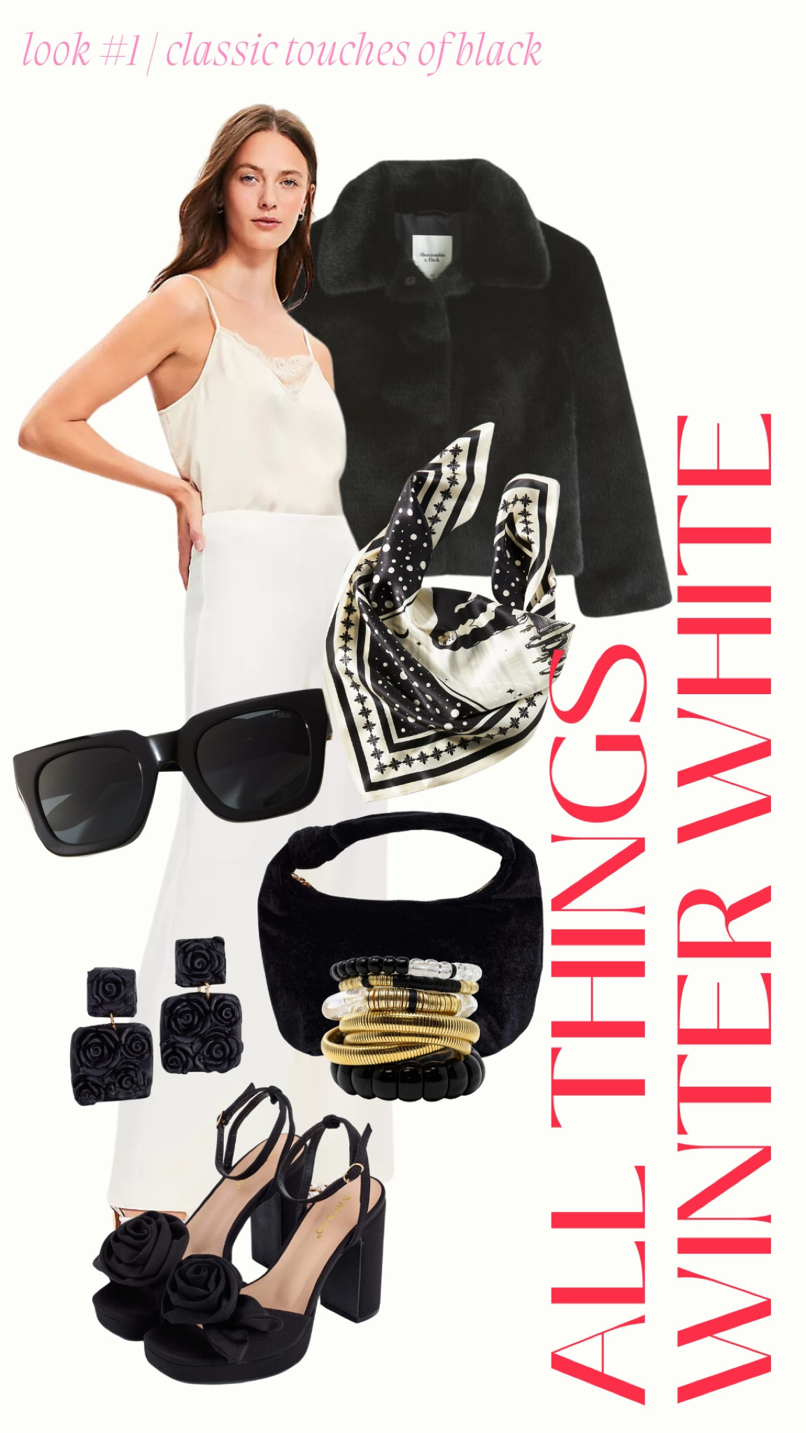 winter white with a touch of classic black! 

#LTKHoliday #LTKSeasonal #LTKStyleTip