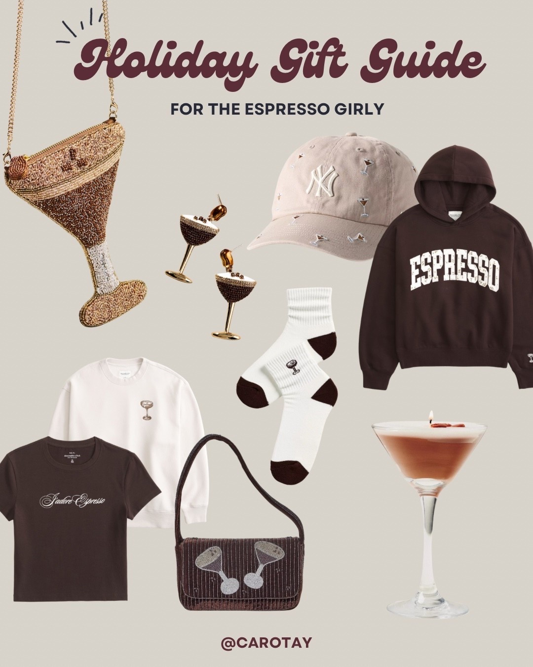 Gift Guide for the Espresso Martini girlies! ☕️

#LTKHoliday #LTKGiftGuide #LTKSeasonal