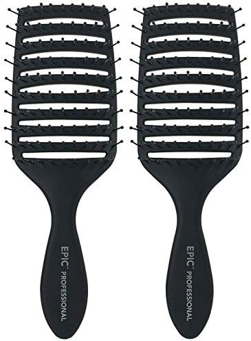 2 PACK - Women's Wet Brush Pro Epic Professional Quick Dry Hair Brush (Black) | Amazon (US)