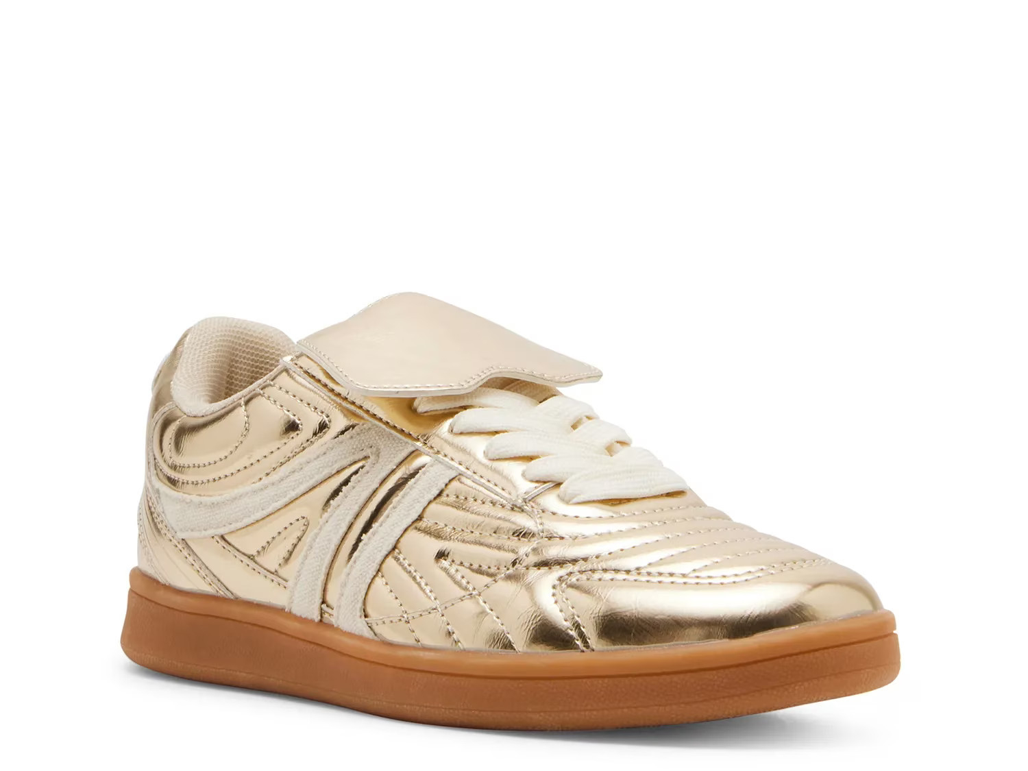 Steve Madden Madrid Sneaker | Women's | Gold Metallic | Size 5.5 | Sneakers | DSW
