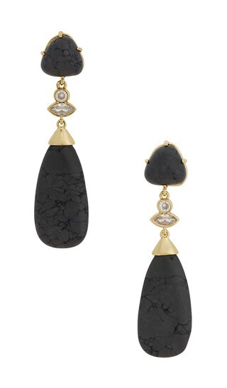 Ettika Midnight Solstice Drop Earrings in Black. | Revolve Clothing (Global)
