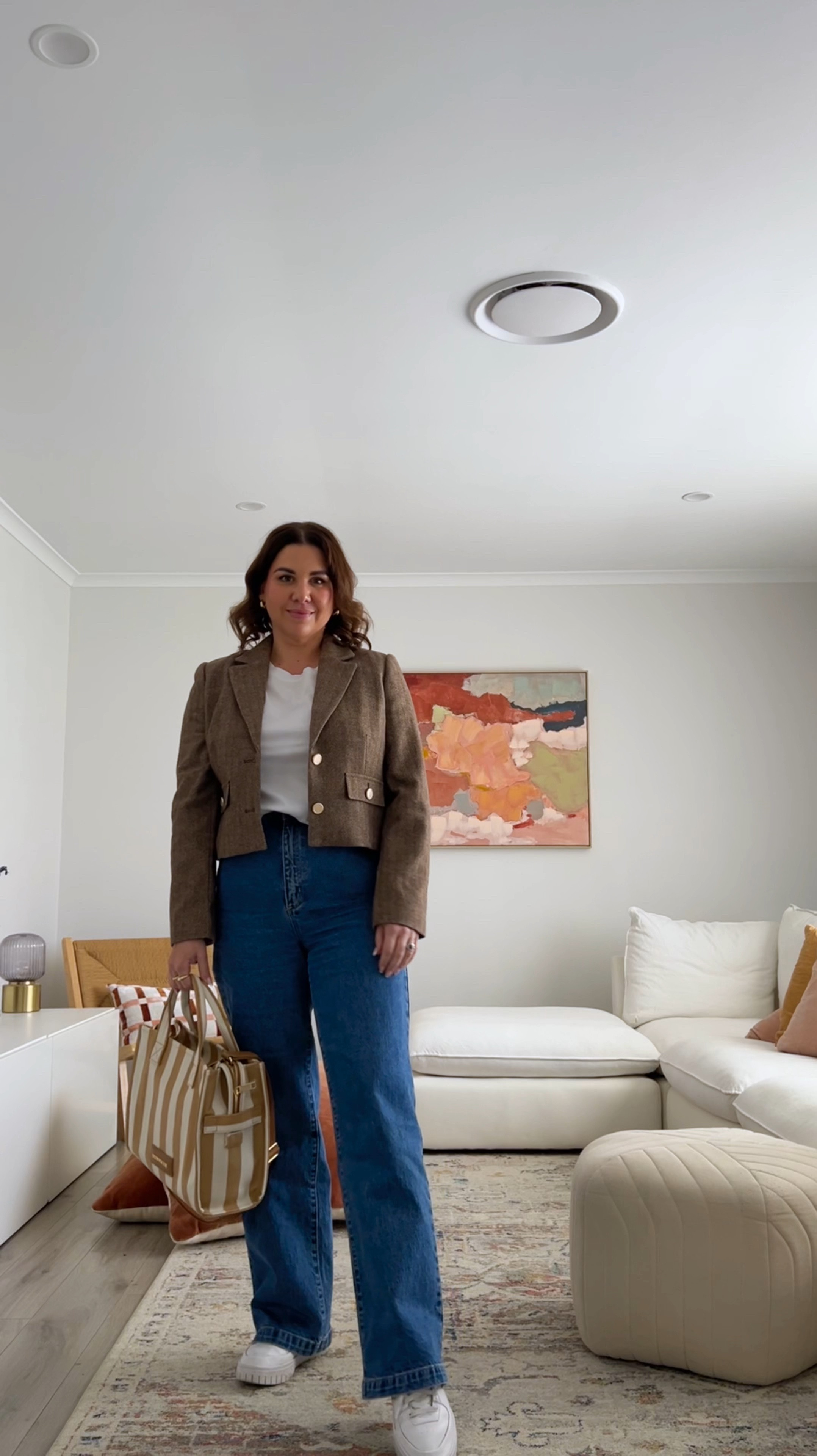 Jacket Portmans & Bag Non Maxie - similar options linked. Wearing size 30 jeans, L t-shirt and 8 sneakers  

#LTKwinter #LTKstyletip #LTKaustralia