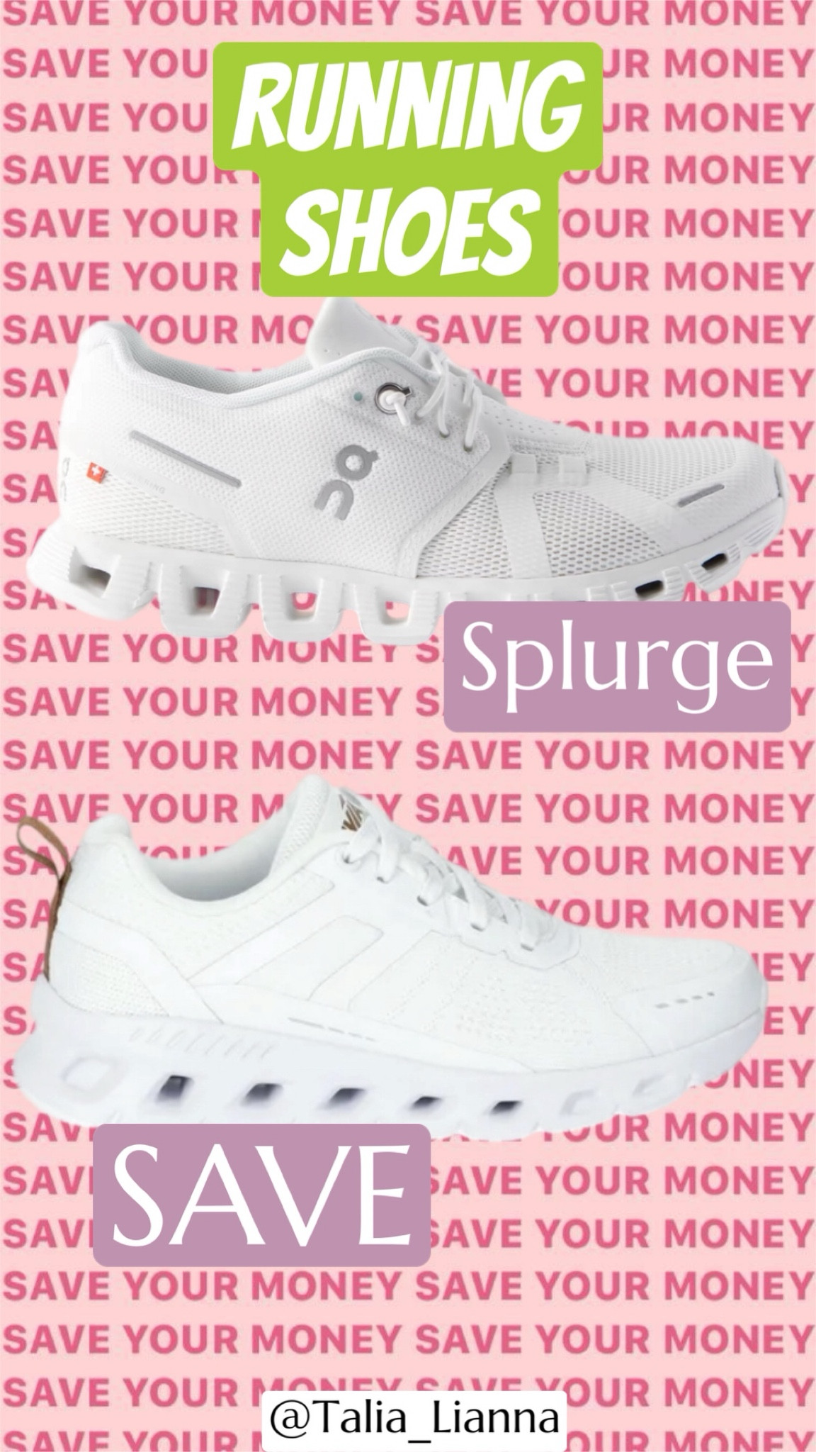 Okay, friends—let's talk sneakers! You know I love a good splurge, but finding a save that looks just as good always feels like a win. I’ve been eyeing these designer kicks for a while, and while they’re totally worth it, I found an amazing budget-friendly option that gives the same vibe for way less!

If you’re all about treating yourself, the splurge is a classic investment. But if you're looking to snag the style without the price tag, the save is SUCH a good find. Either way, you can’t go wrong! 

#LTKWatchNow #LTKActive