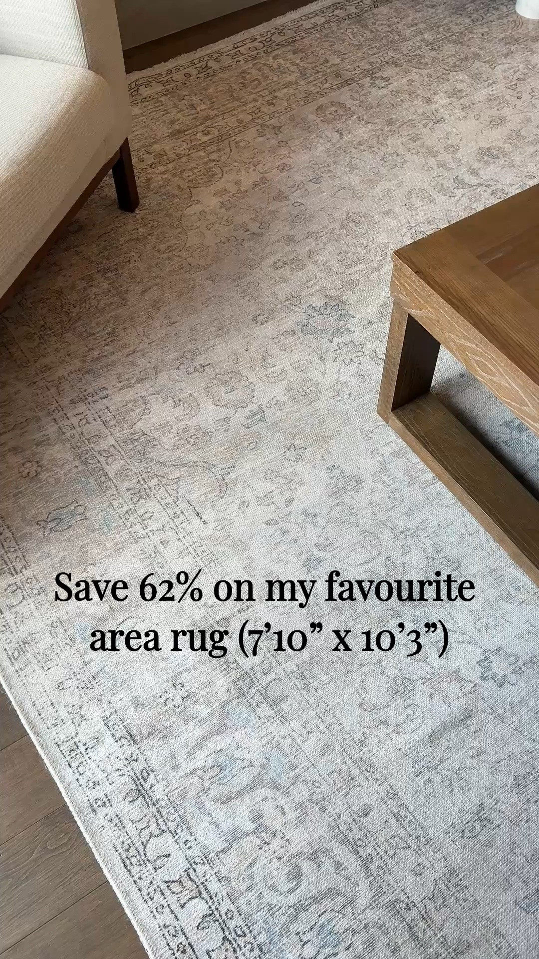 $309 for a 7’10” x 10’3” area rug from @WayfairCanada

Other sizes and colours available. 
#Wayfaircahome #Wayfaircapartner

#LTKcanada #LTKsale #LTKhome