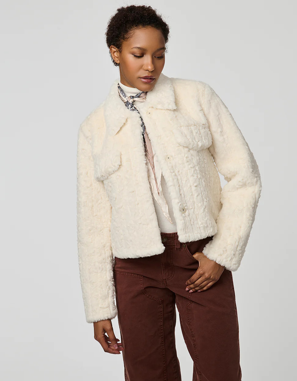Elle Faux Fur Jacket | Bernardo Fashions