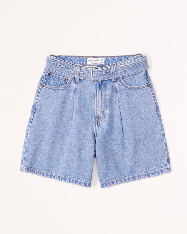 High Rise Loose Shorts | Abercrombie & Fitch (US)