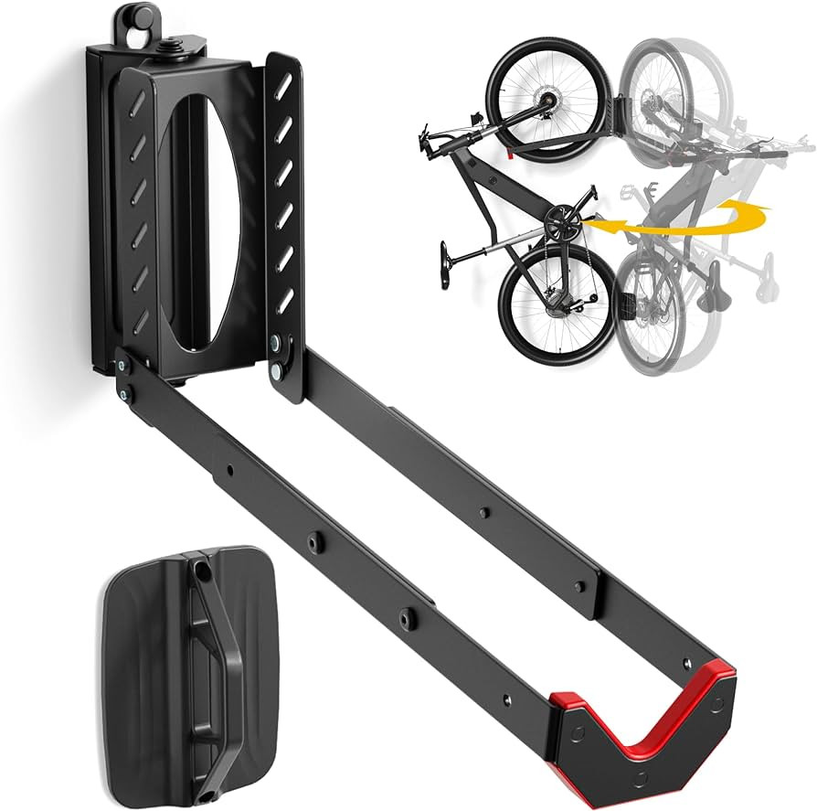 monTEK Swivel Bike Wall Mount, No Heavy Lifting Required Bike Wall Mount, Bike Hangers for Garage... | Amazon (US)
