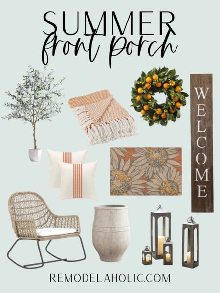 Summer Front Porch Inspo! Love the pops of color in these pieces! 

Summer home, summer front porch, summer, home decor, outdoor decor, summer outdoor, home refresh



#LTKFind #LTKhome #LTKSeasonal