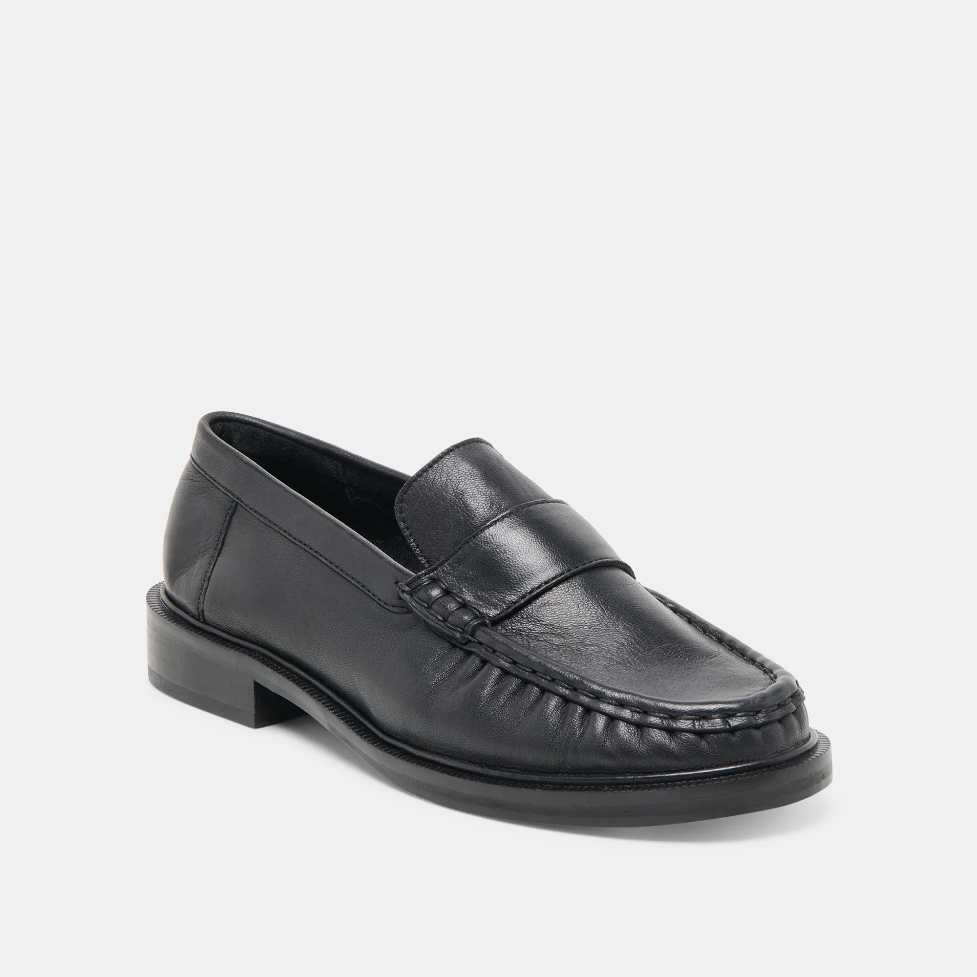 Bodi Loafers Black Leather | DolceVita.com