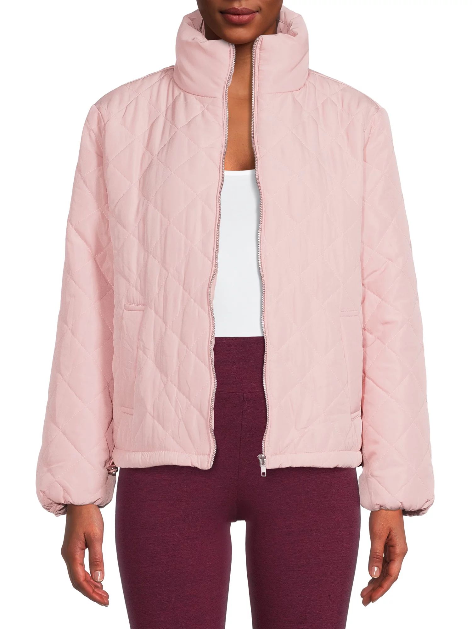 Jason Maxwell Women's Quilted Puffer Jacket - Walmart.com | Walmart (US)