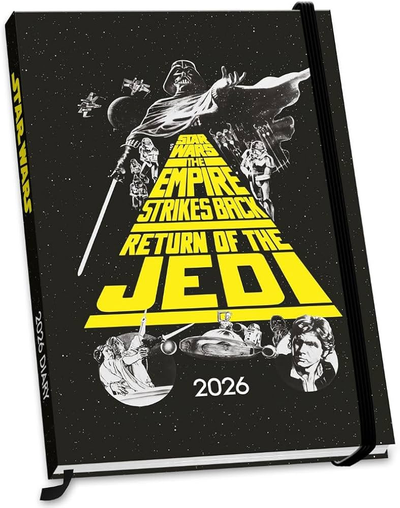 2026 DIARY STAR WARS WEEK TO VIEW HARDBACK A5 DIARY OFFICIAL PRODUCT | Amazon (UK)