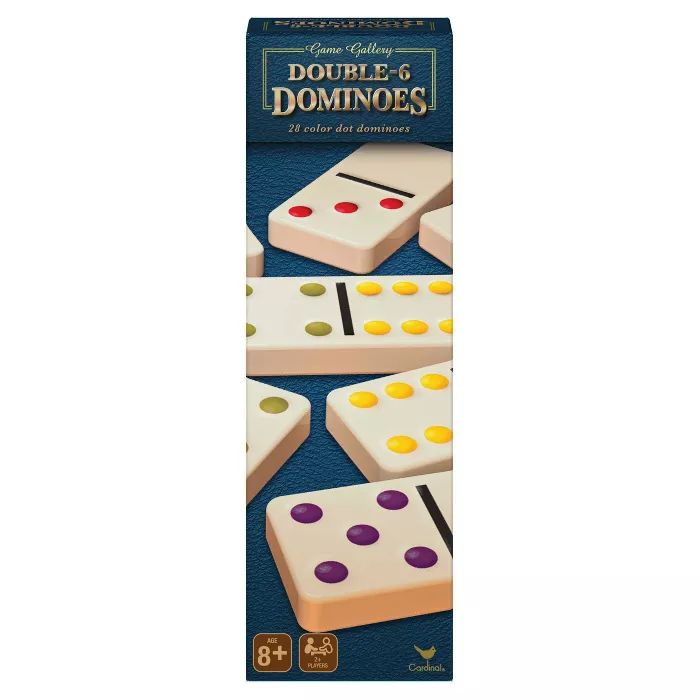 Game Gallery Double 6 Color Dot Dominoes | Target