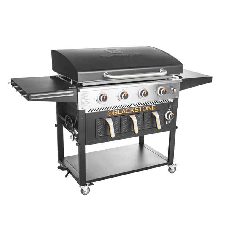 Blackstone 4-Burner 36" Griddle with Air Fryer and Hood - Walmart.com | Walmart (US)