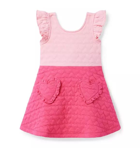 Quilted Heart Pocket Dress | Janie and Jack