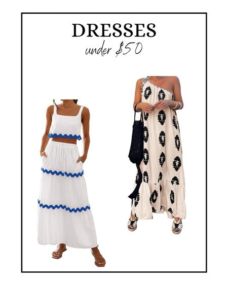 Summer dress, maxi dress, skirt and crop tank top, resort wear 

#LTKTravel #LTKFindsUnder50 #LTKSeasonal