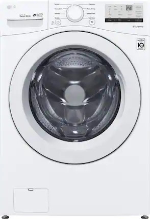 LG - 4.5 Cu. Ft. High Efficiency Stackable Front Load Washer with 6Motion Technology - White | Best Buy U.S.