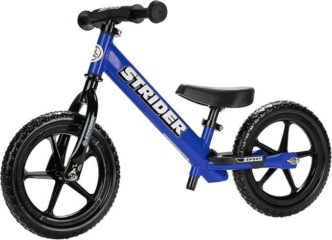 Strider 12” Sport Bike - No Pedal Balance Bicycle for Kids 1 to 4 Years - Includes Safety Pad, ... | Amazon (US)