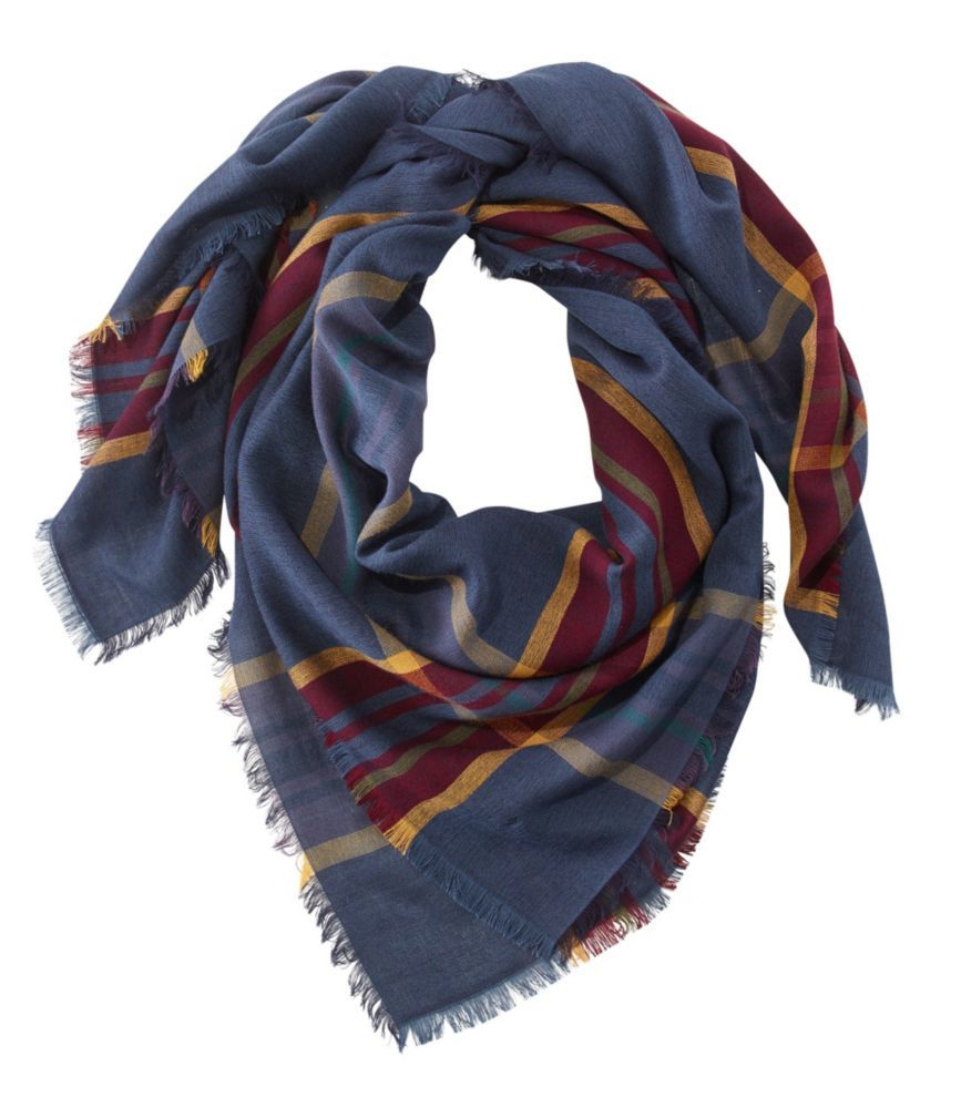 Lightweight Wool-Blend Scarf, Plaid | L.L. Bean