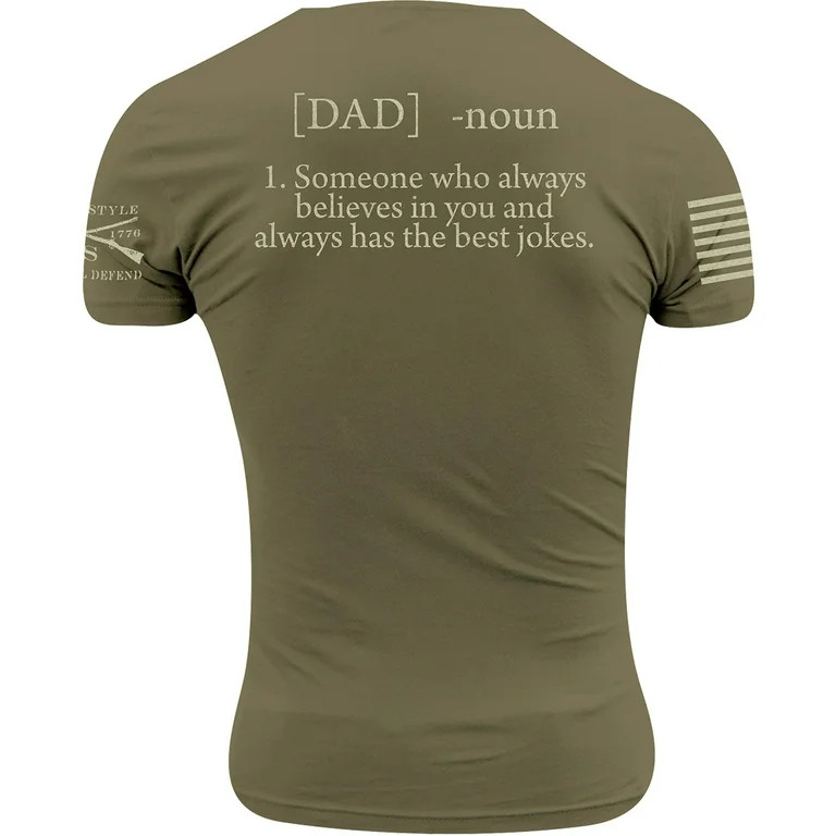 Grunt Style Dad Defined T-Shirt - 3XL - Military Green | Walmart (US)