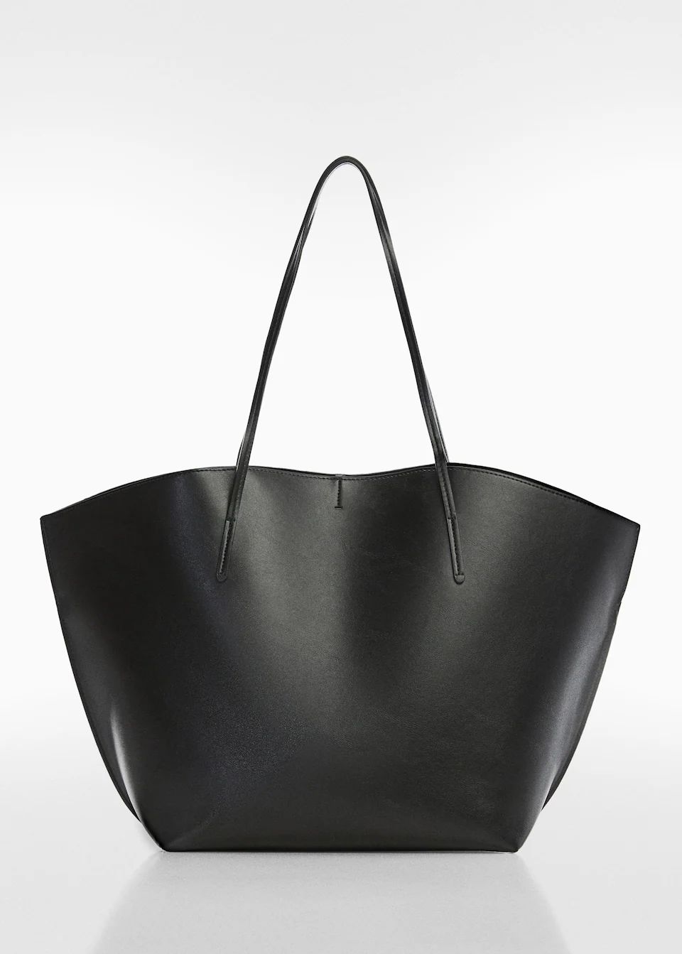 Shopper bag with double handle -  Women | Mango USA | MANGO (US)