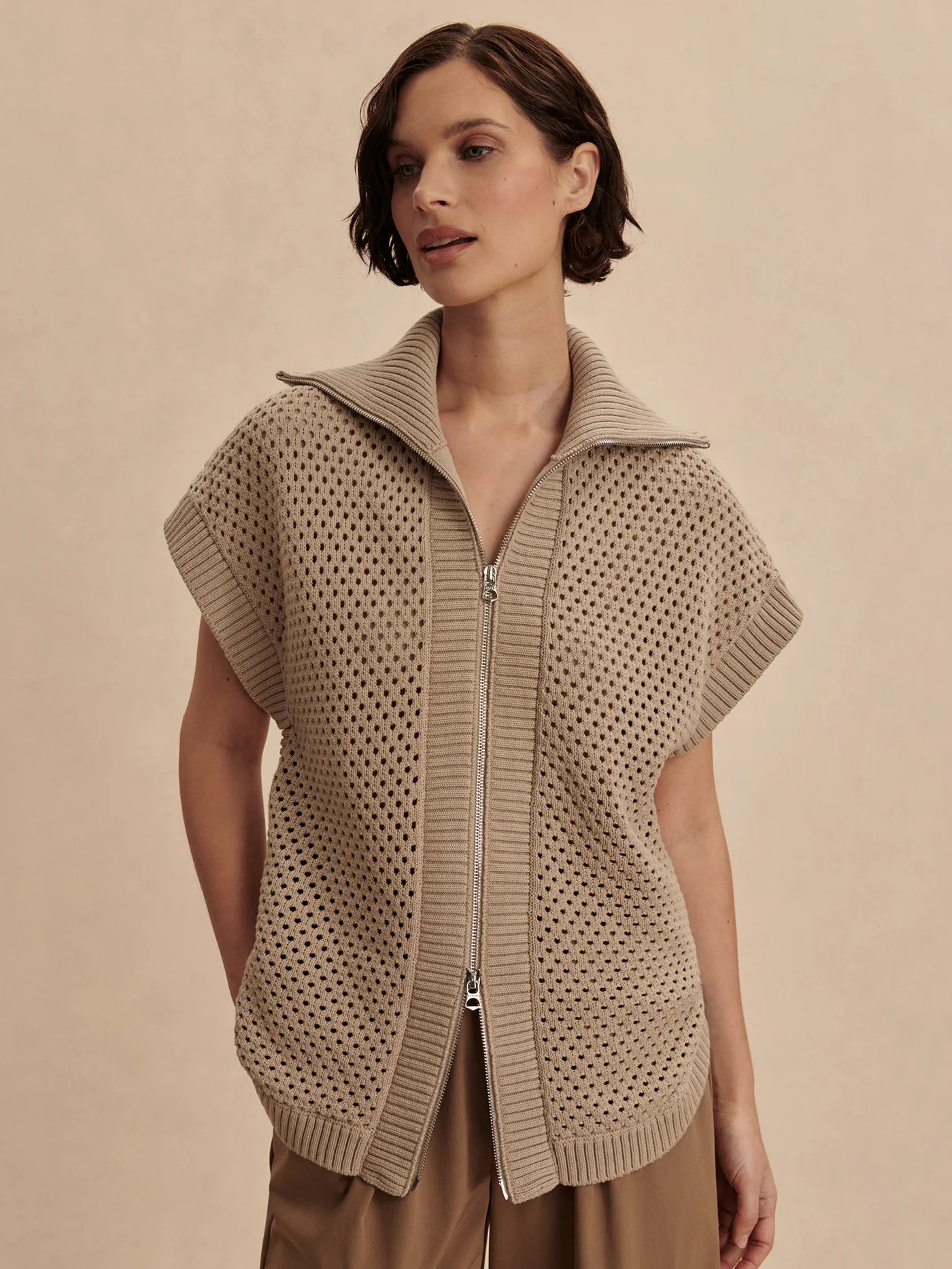 Gianna Zip-Through Vest | Varley US