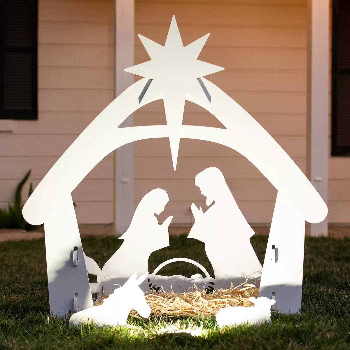 Best Choice Products 4ft Outdoor Nativity Scene, Weather-Resistant Decor, Christmas Family Yard D... | Target