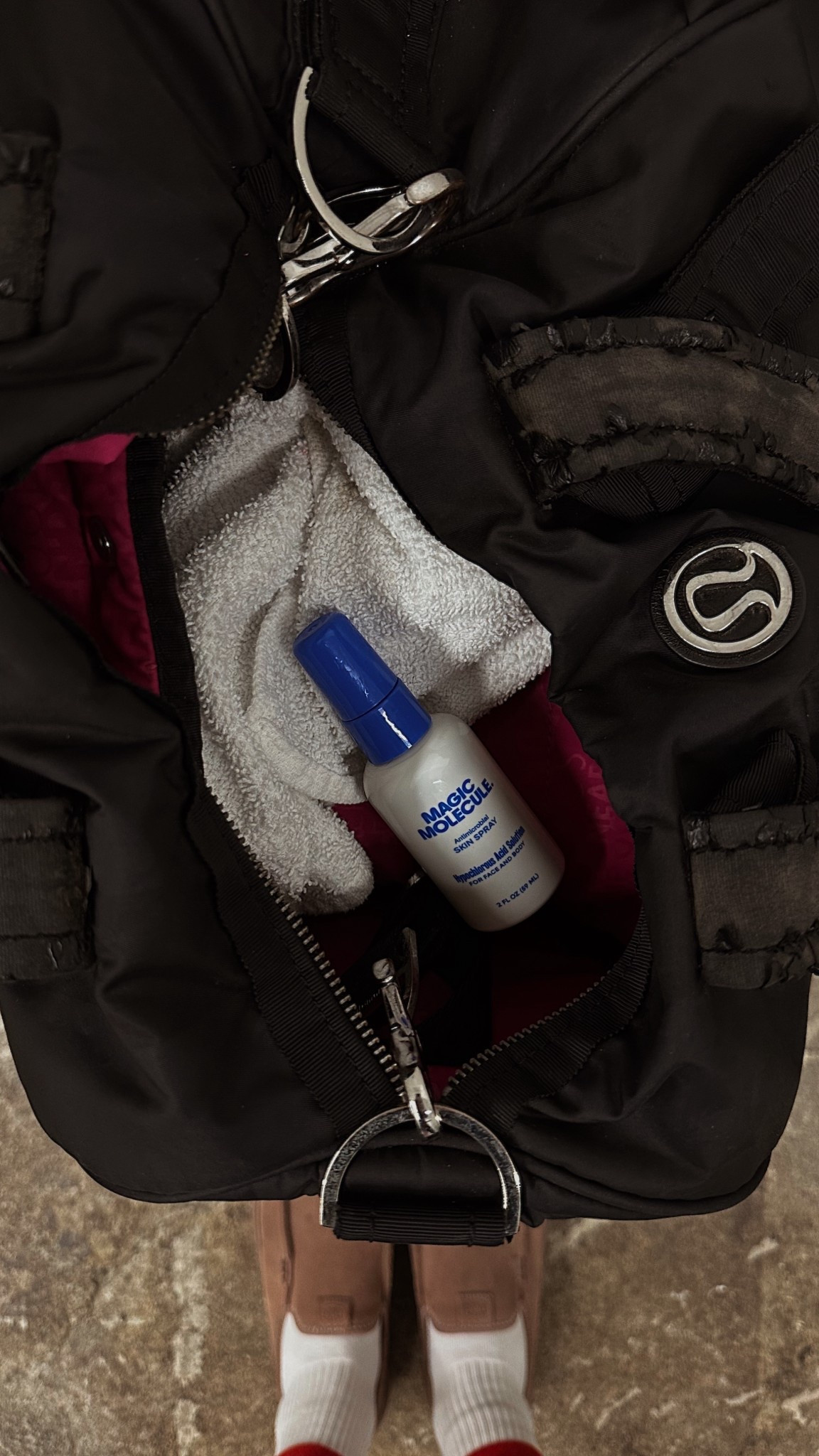 POST WORKOUT SKIN SECRET WEAPON

Hypochlorous acid is a must if you’re acne prone. Face or body! I spritz this on my face after workouts so I’m not letting the sweat break me out on the subway ride home.

It’s also helpful for small cuts and scrapes. I carry it in my in flight skincare and gym bag.

#LTKBeauty #LTKActive