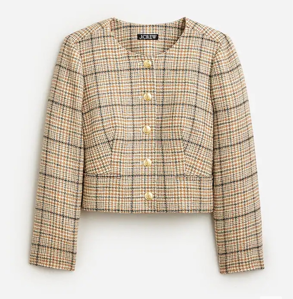 Love a jacket with gold buttons! Perfect to wear to work with denim jeans, white or black pants  

#LTKGiftGuide #LTKworkwear #LTKCyberWeek