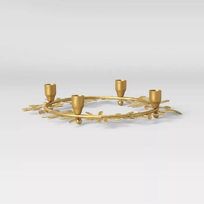 Brass Leaves Candleholders - Threshold™ | Target