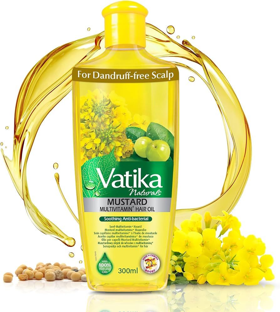 Vatika Naturals Multivitamin Hair Oil - Enriched with Essential Nutrients for Strong, Lustrous Lo... | Amazon (US)