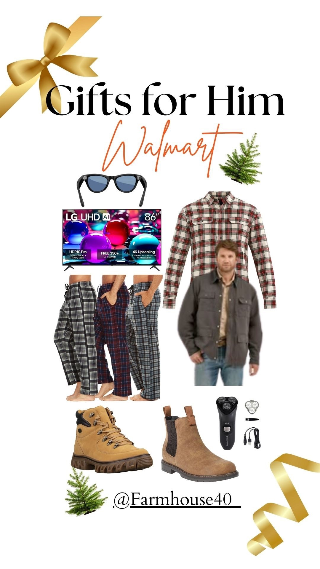 Gift Guide for the Guys on your list. Something for every guy. From boots to TV’s Grab the gifts you need today  

#LTKSaleAlert #LTKHoliday #LTKGiftGuide