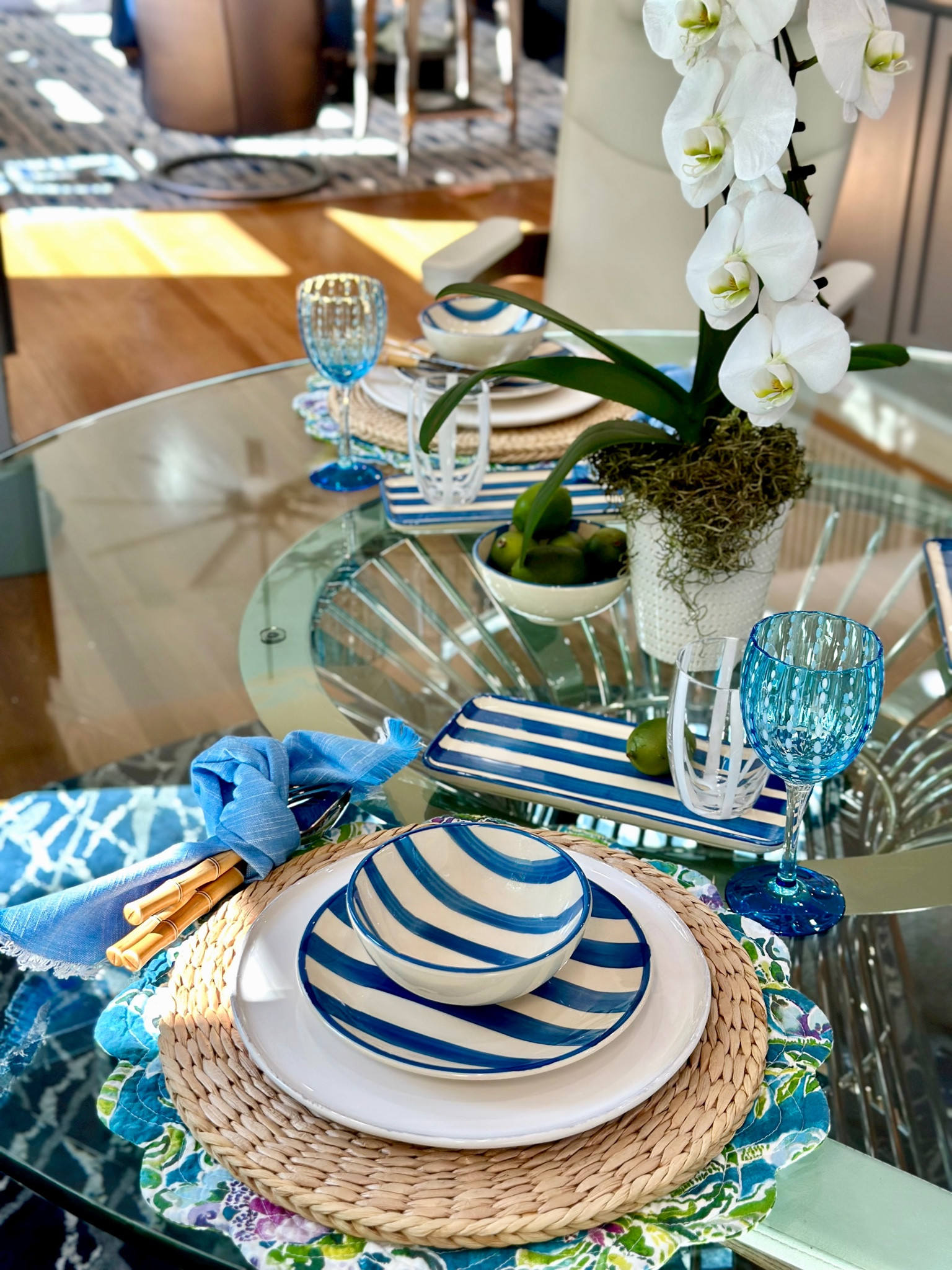Summer table , striped in beautiful colors

#LTKFindsUnder100 #LTKSeasonal #LTKHome