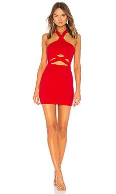 superdown Kimber Cut Out Bodycon in Red from Revolve.com | Revolve Clothing (Global)