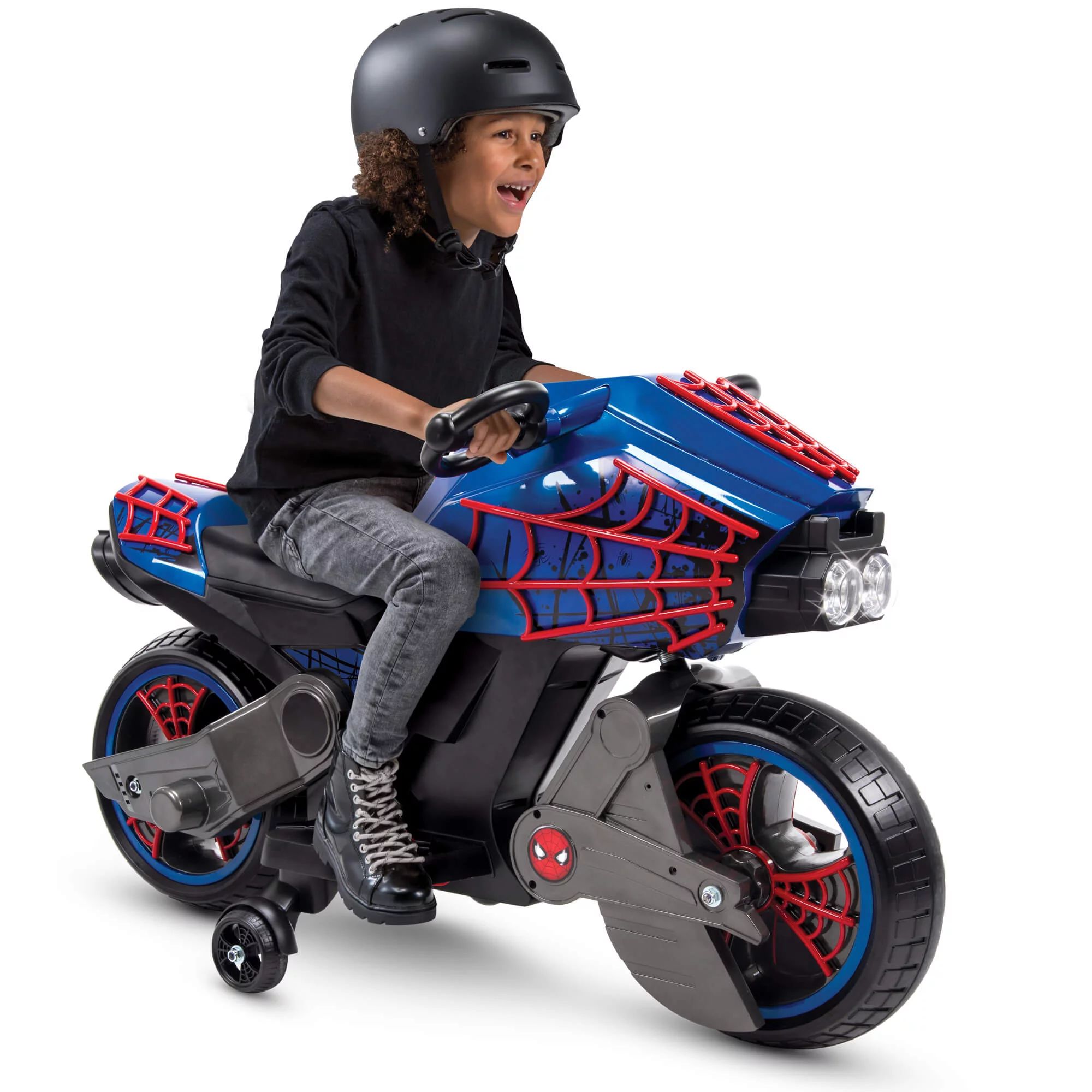 Marvel Spider-Man 6V Battery Powered Motorcycle Boys Ride-On Toy by Huffy | Walmart (US)