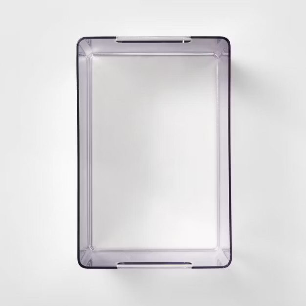 Bathroom Organizer Bin with Handles Clear - Brightroom™ | Target