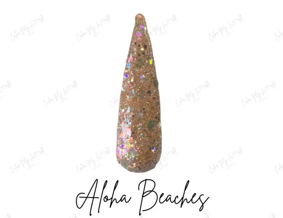 ALOHA BEACHES Dip Powder Dip Powder Nails Nail Dip Powder | Etsy | Etsy (US)
