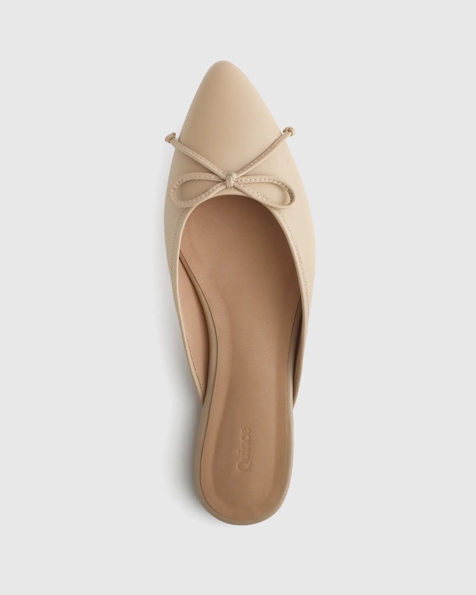 Italian Leather Pointed Mule | Quince