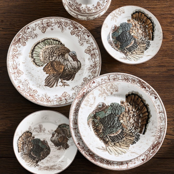 Plymouth Turkey Dinnerware Collection | Williams-Sonoma