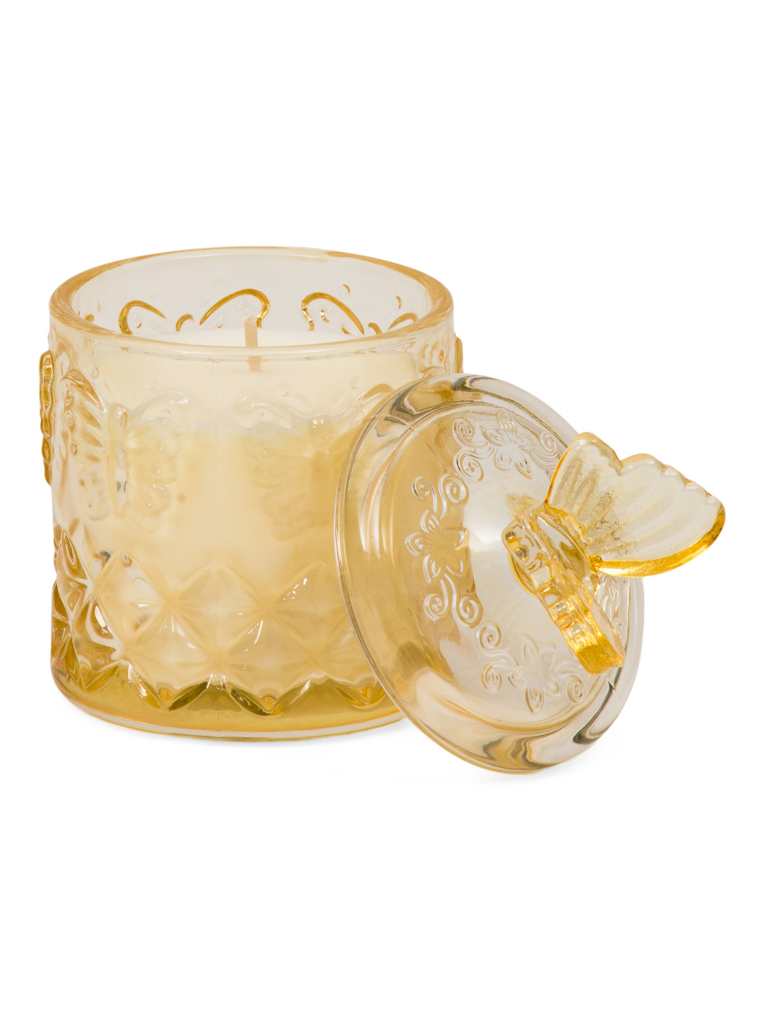 6.35oz Small Jar With Butterfly Lid Candle | TJ Maxx