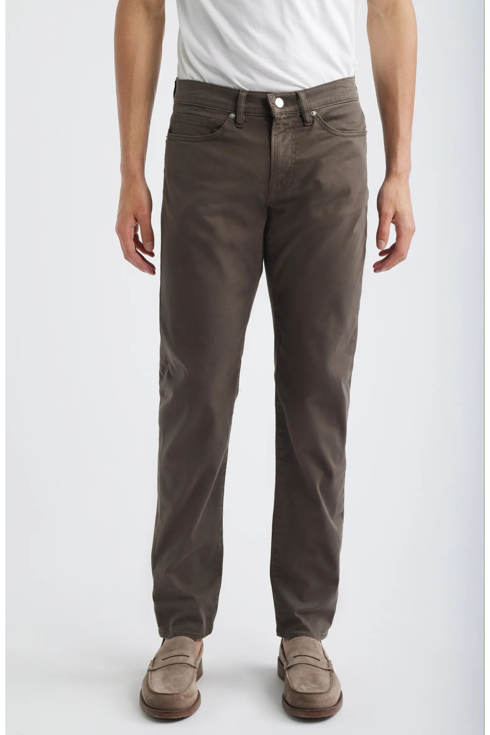 L'Homme Slim Fit Five-Pocket Twill Pants (Men) | Nordstrom | Nordstrom