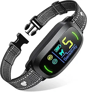 Dog Bark Collar, FAFAFROG Rechargeable Smart Collar, Anti Barking Training Collar with 5 Adjustab... | Amazon (US)