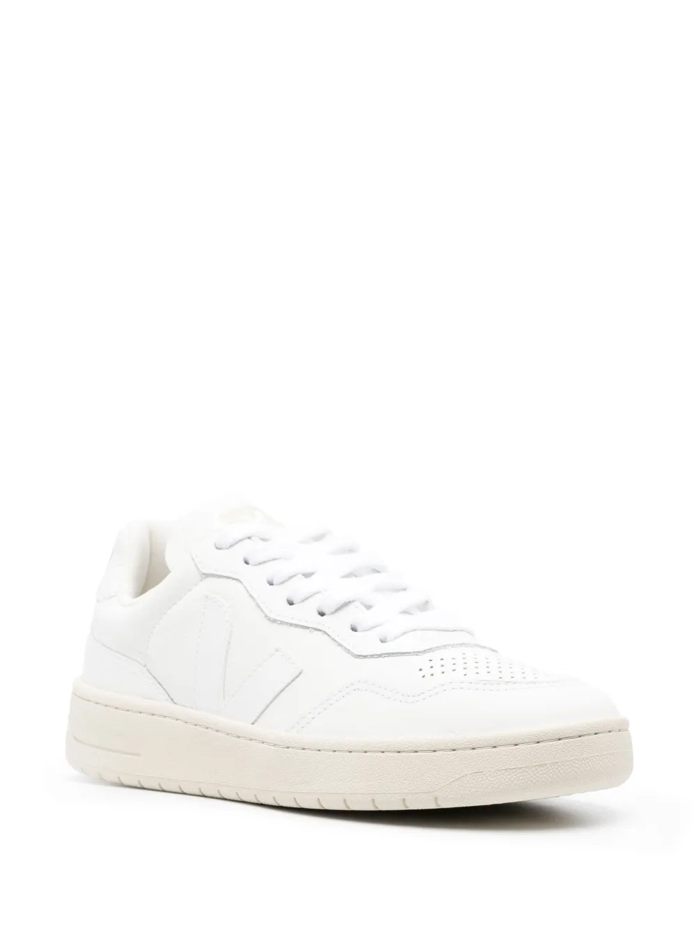 VEJA V-90 low-top Leather Sneakers | White | FARFETCH | Farfetch Global