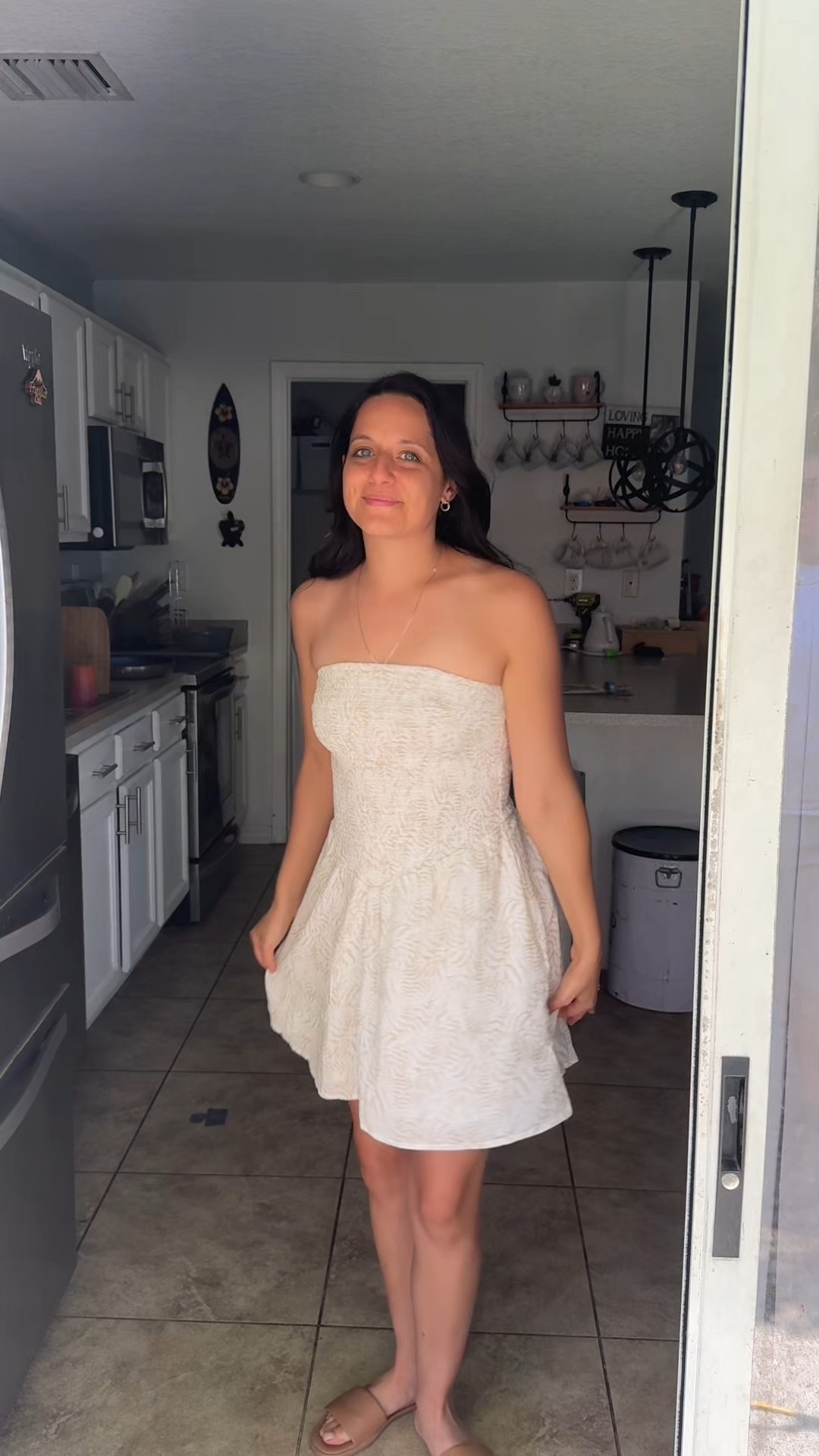 I’m 5’4, 125lbs and I’m wearing a size small. Jeans are a 26Regular. 

#LTKSummerEdit