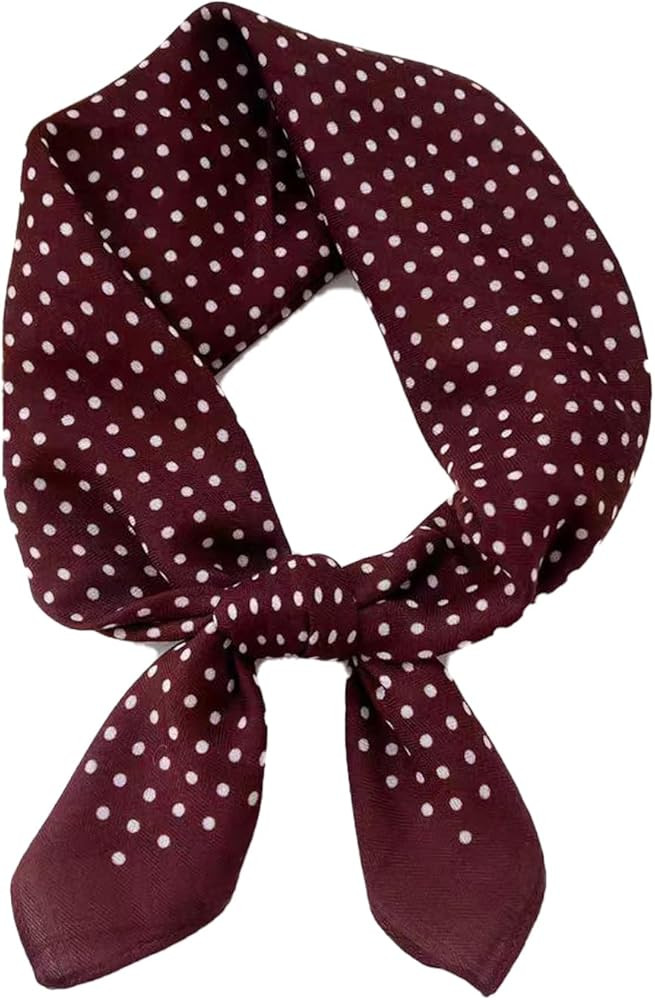 Silk Feeling Scarf for Women Square Scarf Satin Head Scarves Fashion Neck Scarfs for Bag Hair Sca... | Amazon (US)