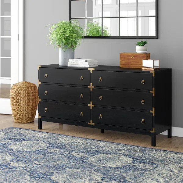 Akyah 60.7'' W 6 - Drawer Dresser | Wayfair North America